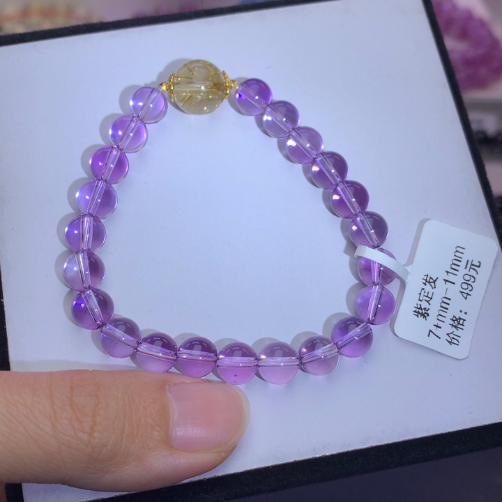 未镶嵌手链水晶手链