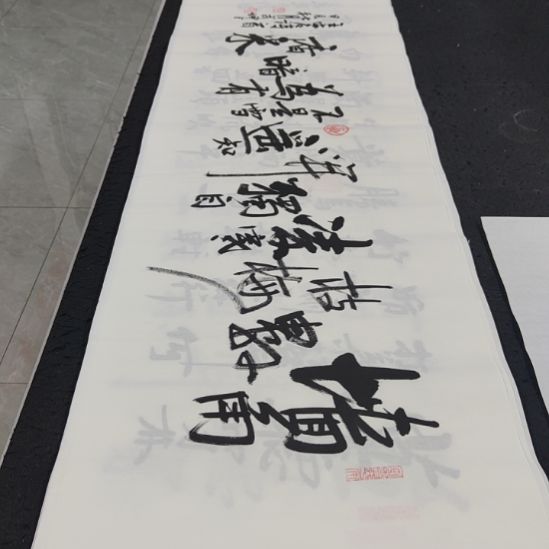 洛伊白武坤老师作品一副