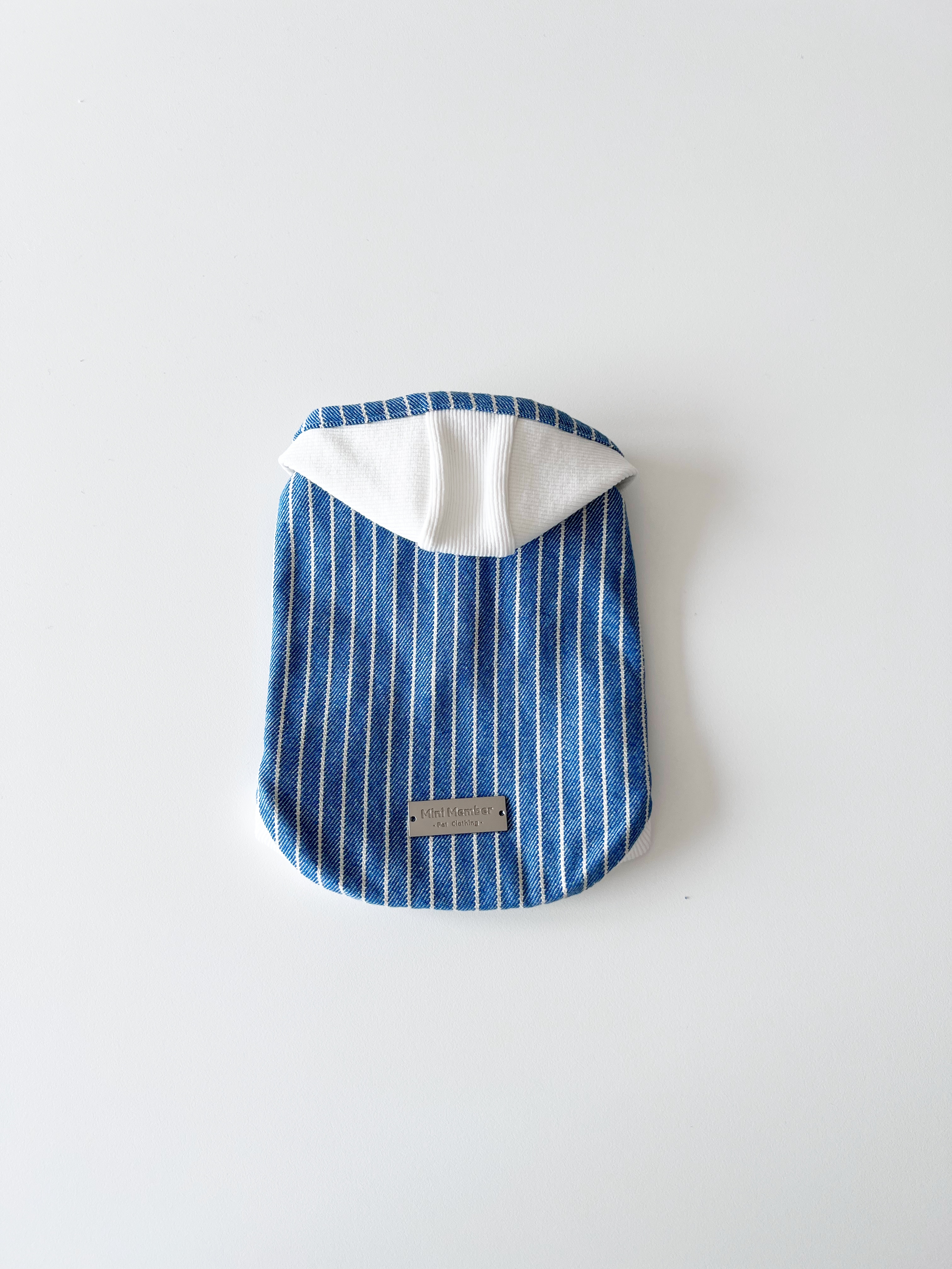 MiniMember宠物l条纹连帽狗狗猫咪泰迪比熊博美马尔济斯西施