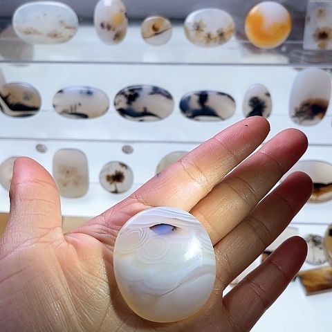 【闪购商品】玛瑙/玉髓珠宝半成品未镶嵌