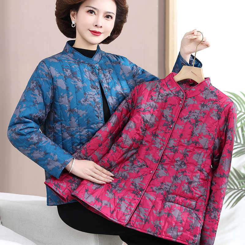 中老年人轻便保暖棉衣精梳丝棉奶奶老太太妈妈棉服秋冬装过年服装