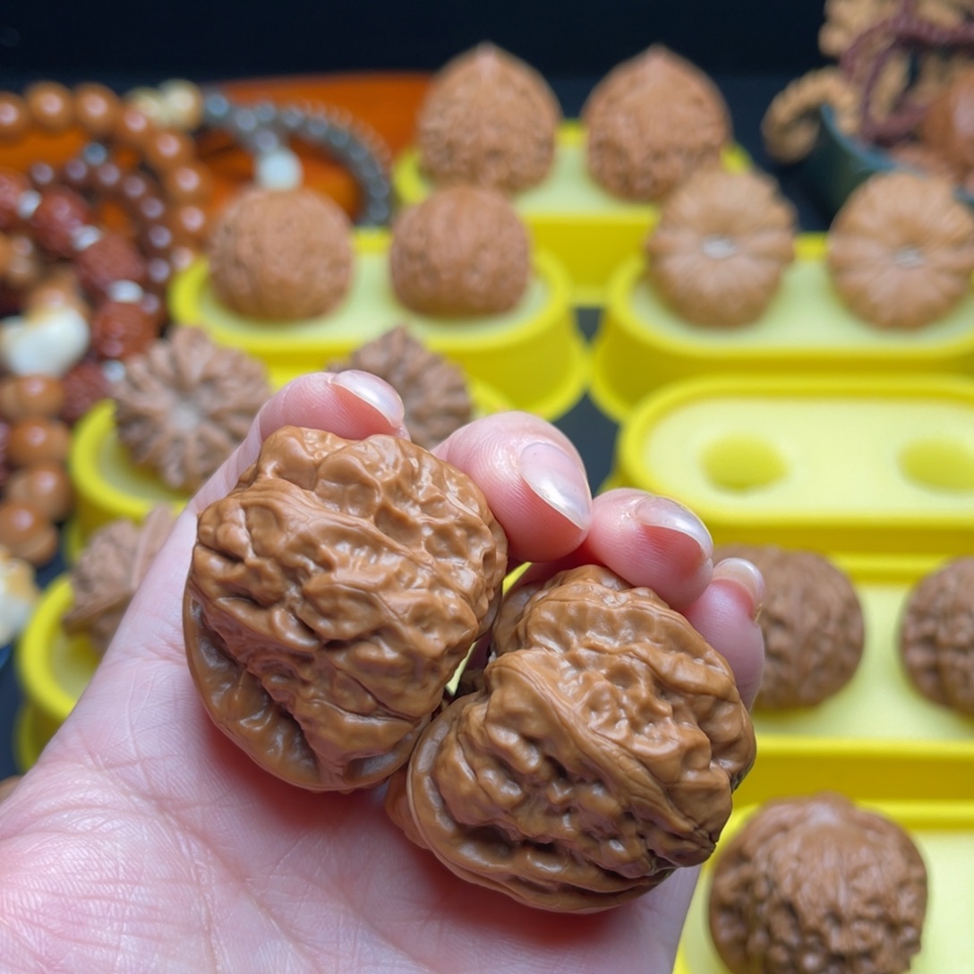 把件文玩核桃38蛤蟆头