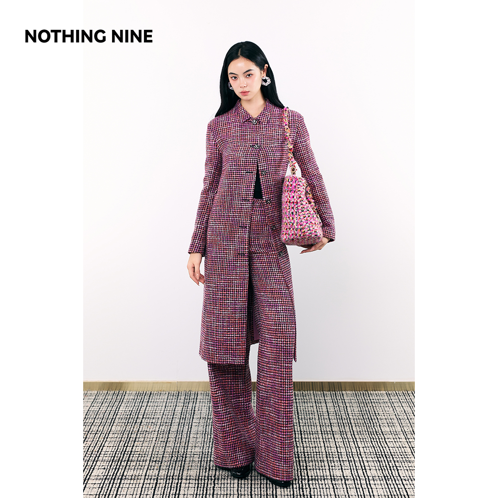 NOTHING NINE 莫莉尤丝粗花呢外套/长裤