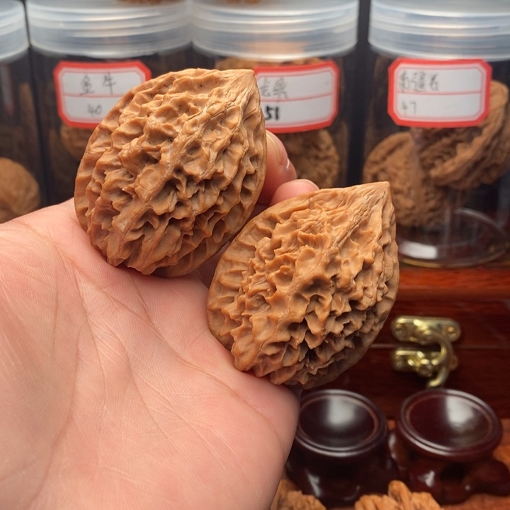 核桃41尺招财鼠文玩核桃