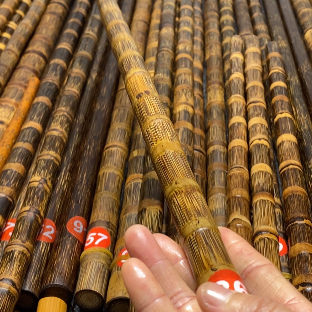 老***白1.2长精品实心竹金丝竹