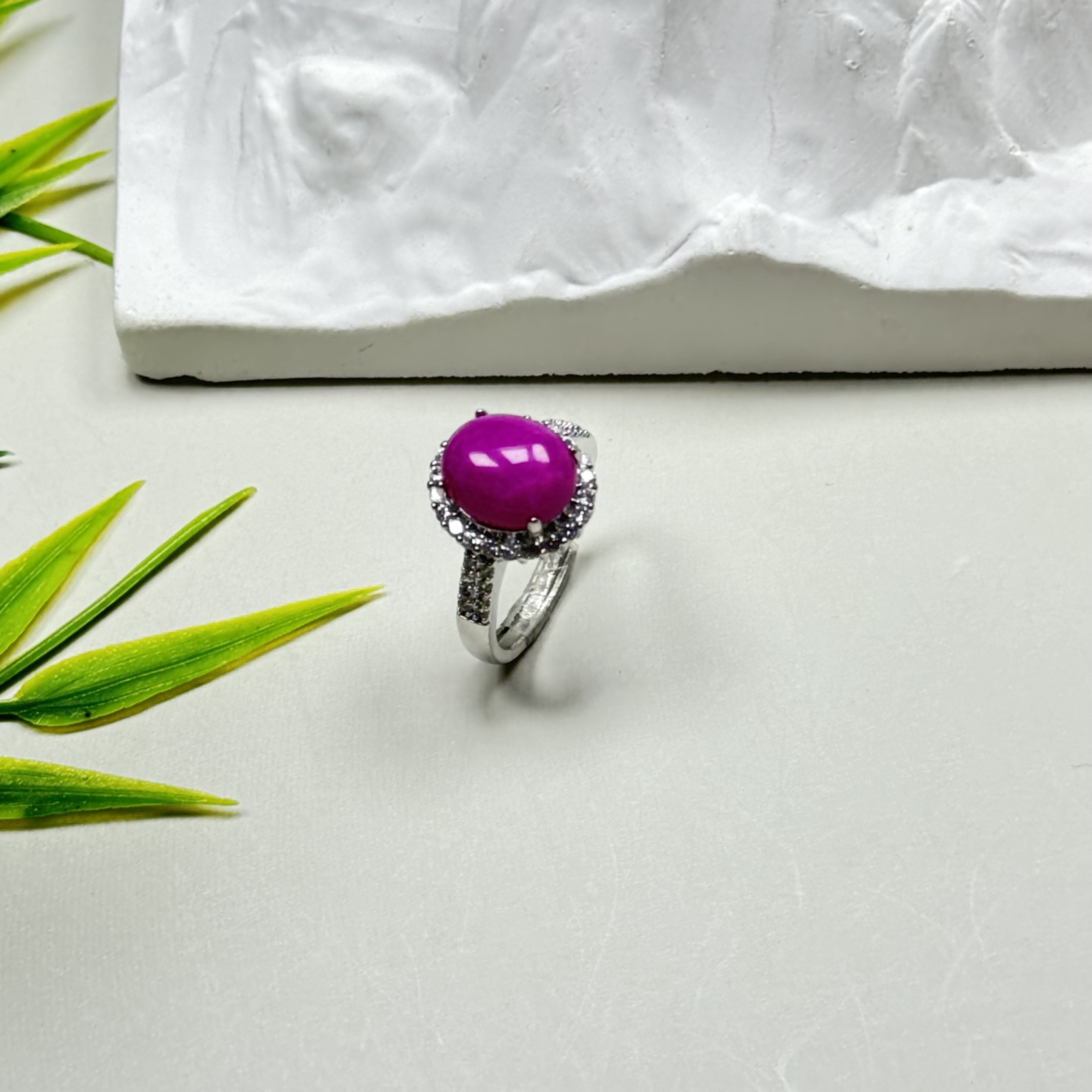 于 D214 粉色戒指 新款时尚百搭男女款 多样性发其一