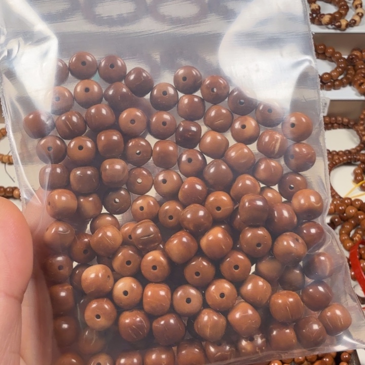 手串库克库克菩提8*9老型珠120颗带眼线