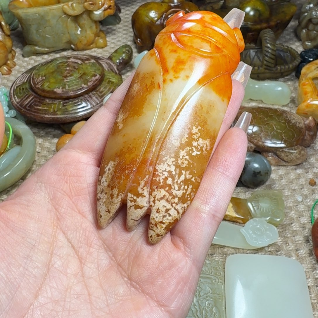 白玉菩提吊坠挂件