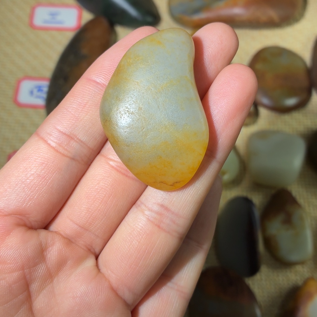 和田玉未镶嵌挂件24g