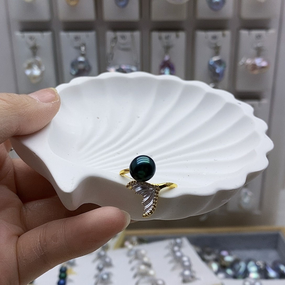 颈饰合金淡水珍珠