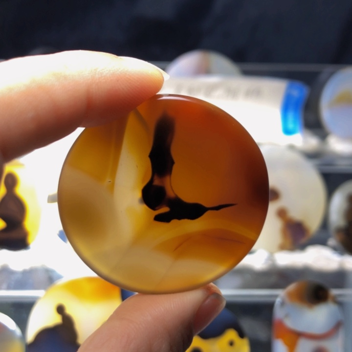 合金玛瑙/玉髓珠宝奇石平***6101