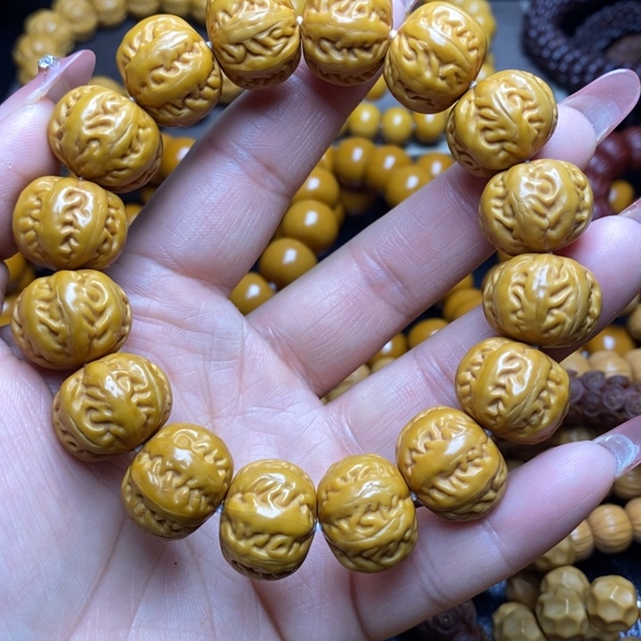 猴头核桃手串猴头