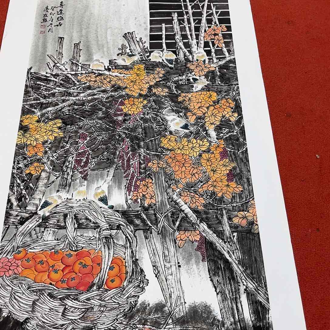 国画手绘作品国画作品展