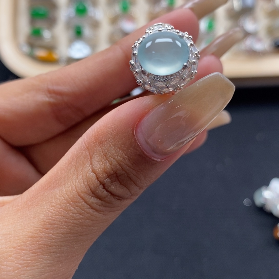 翡翠裸石缅甸天然A货翡翠