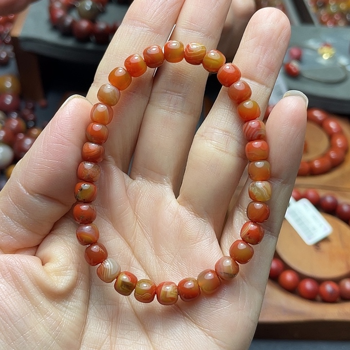 未镶嵌手串6多样性发1南红玛瑙
