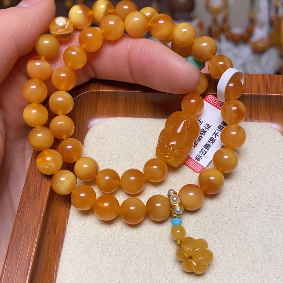 【闪购商品】手链蜜蜡未镶嵌手串