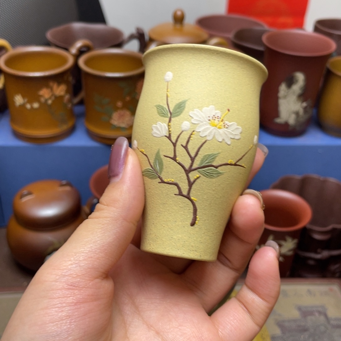 紫砂茶杯紫砂主人杯