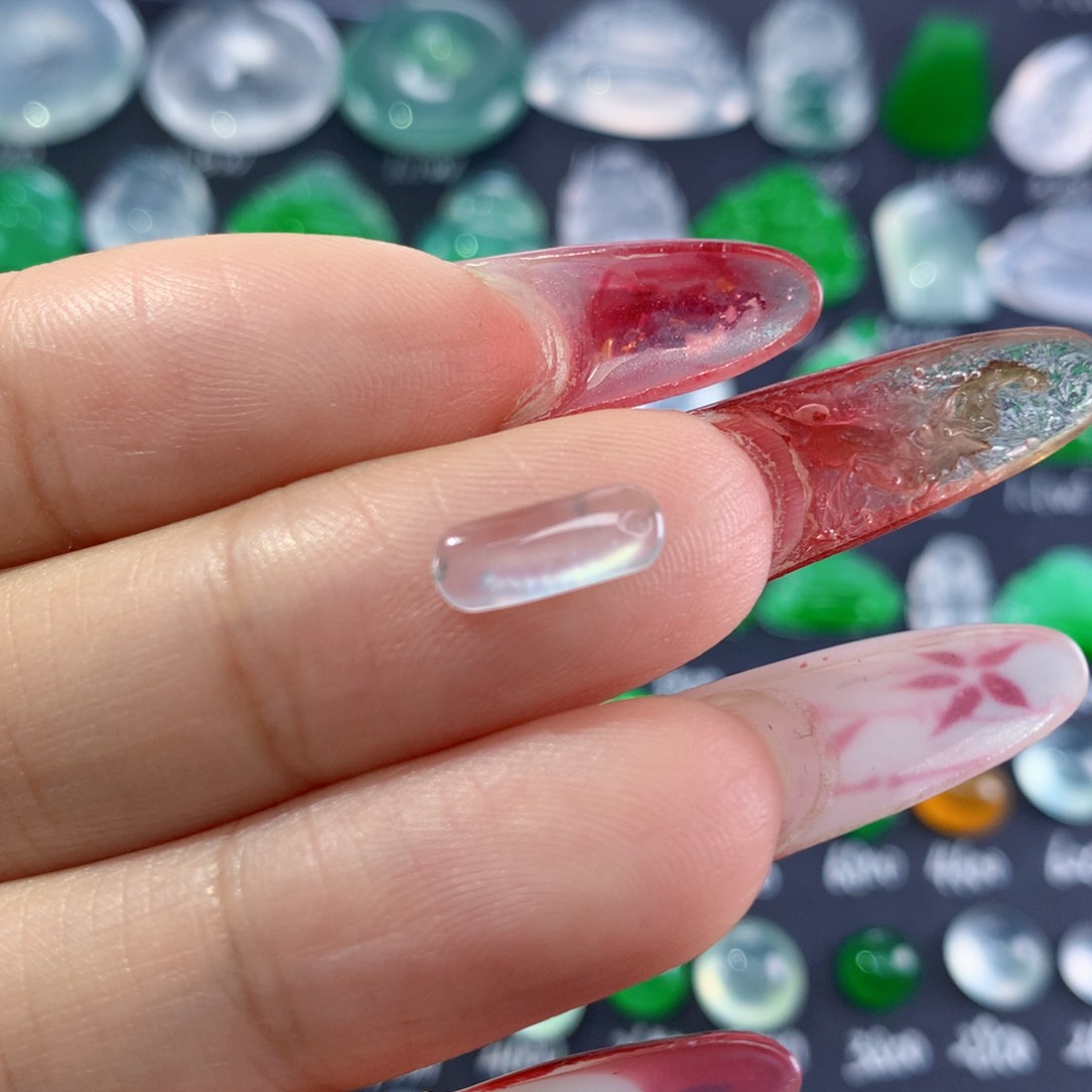 翡翠颈饰未镶嵌纯天然缅甸翡翠A货