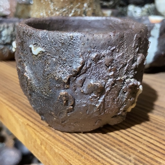 杯山水杯柴烧裸烧手作品