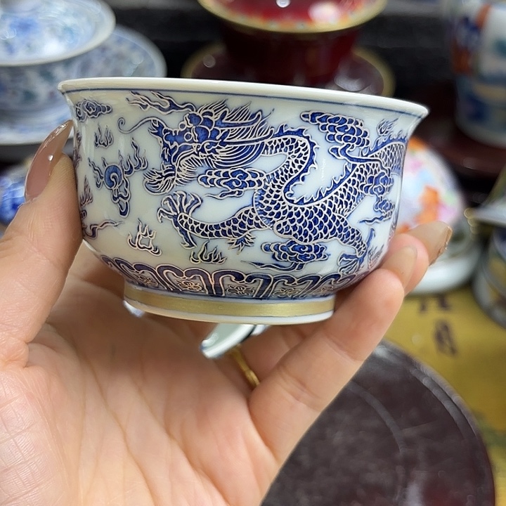 摆件景德镇陶瓷老厂瓷95