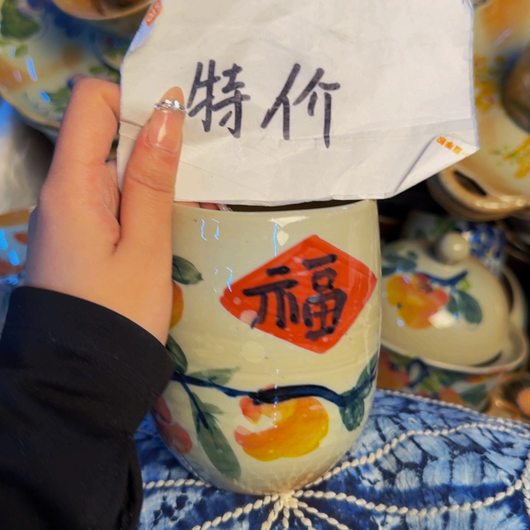 瓷片景德镇陶瓷手工手绘