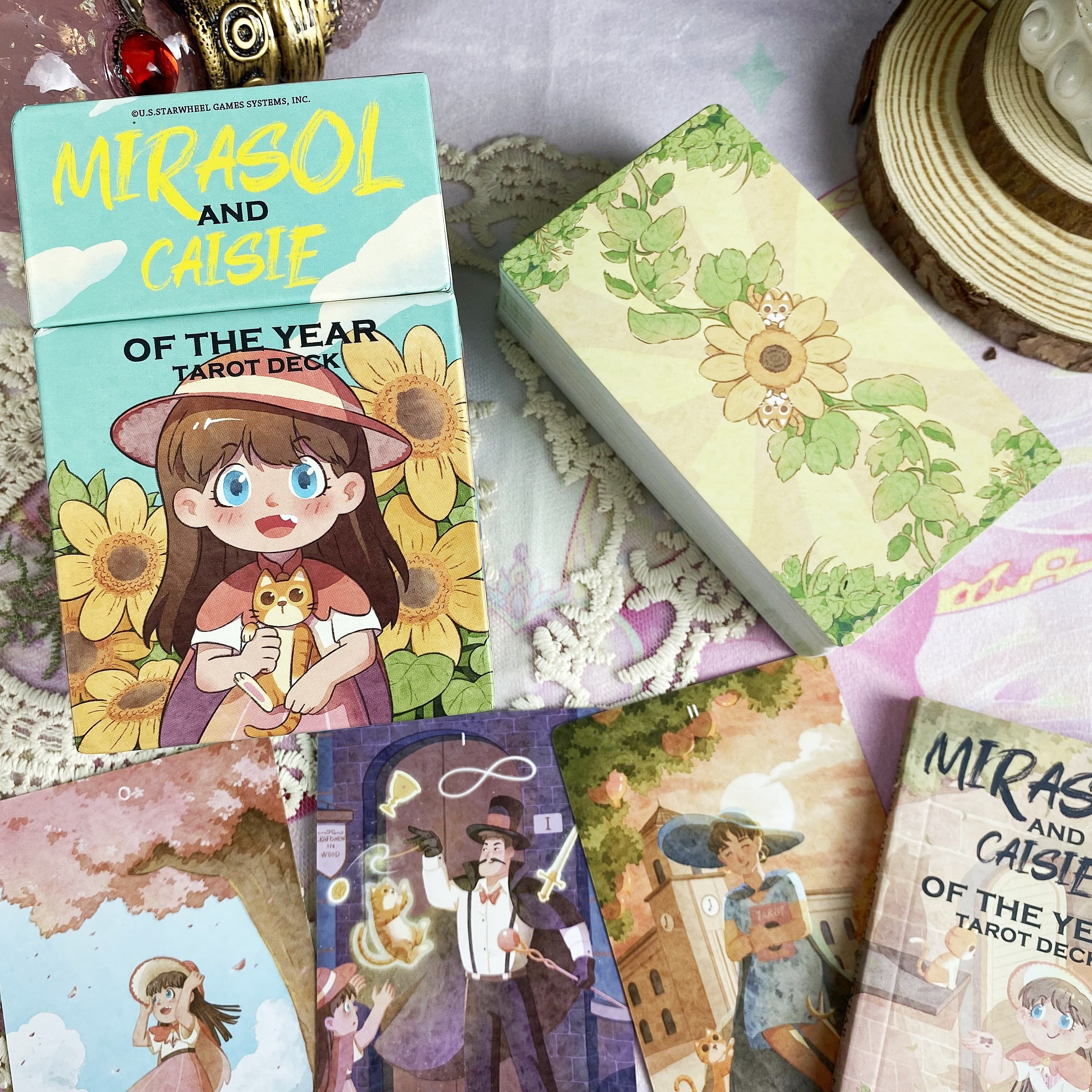 正版【那一年的向日葵与凯茜】塔罗牌韦特伟特and CAISIE Tarot卡牌