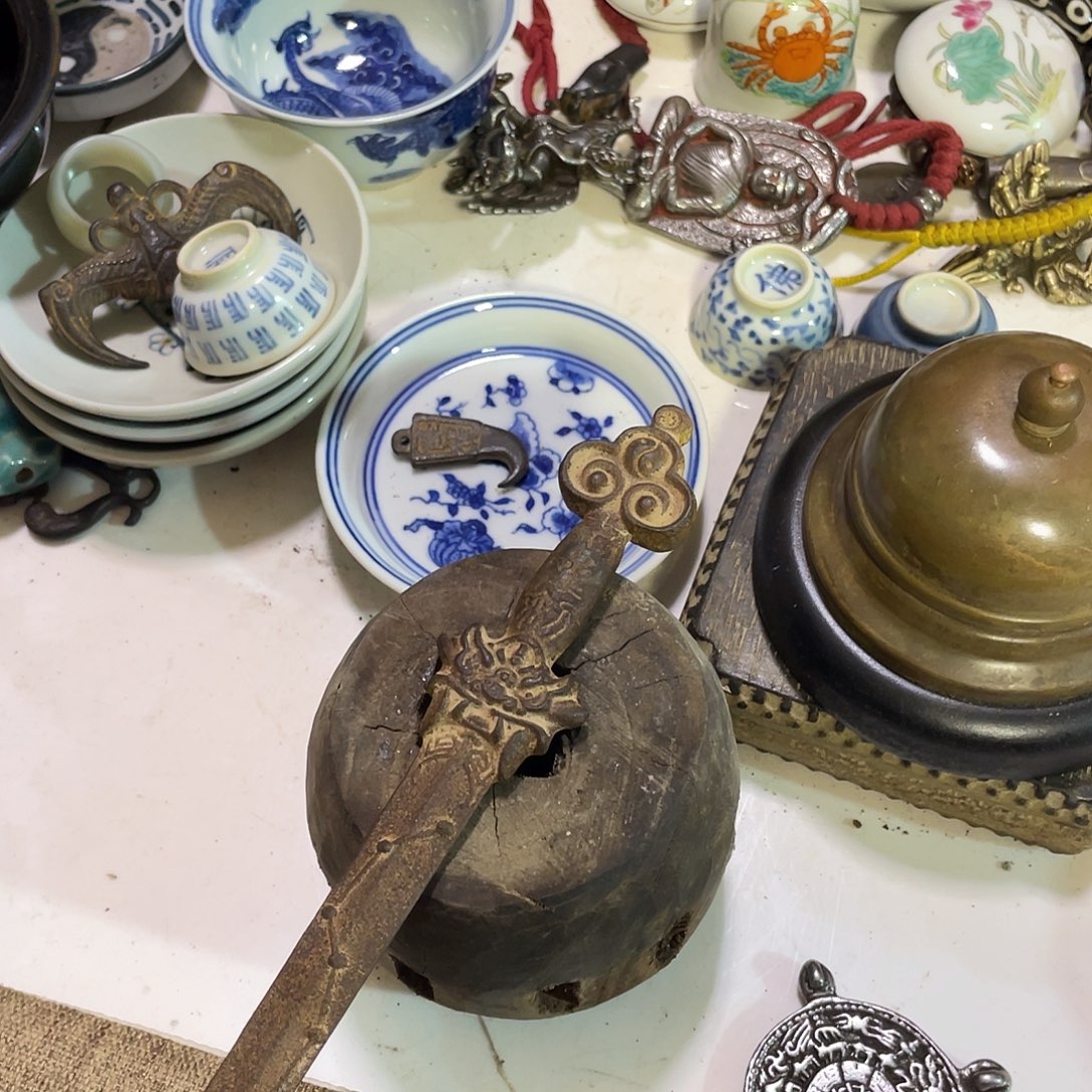 葫***牛陶瓷小精品摆件摆件