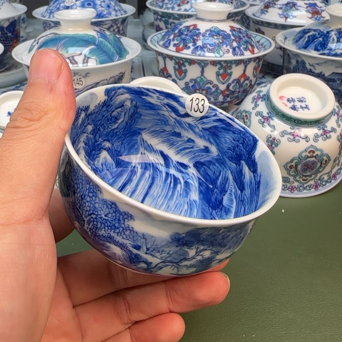 彦祖纯手工手绘茶具133