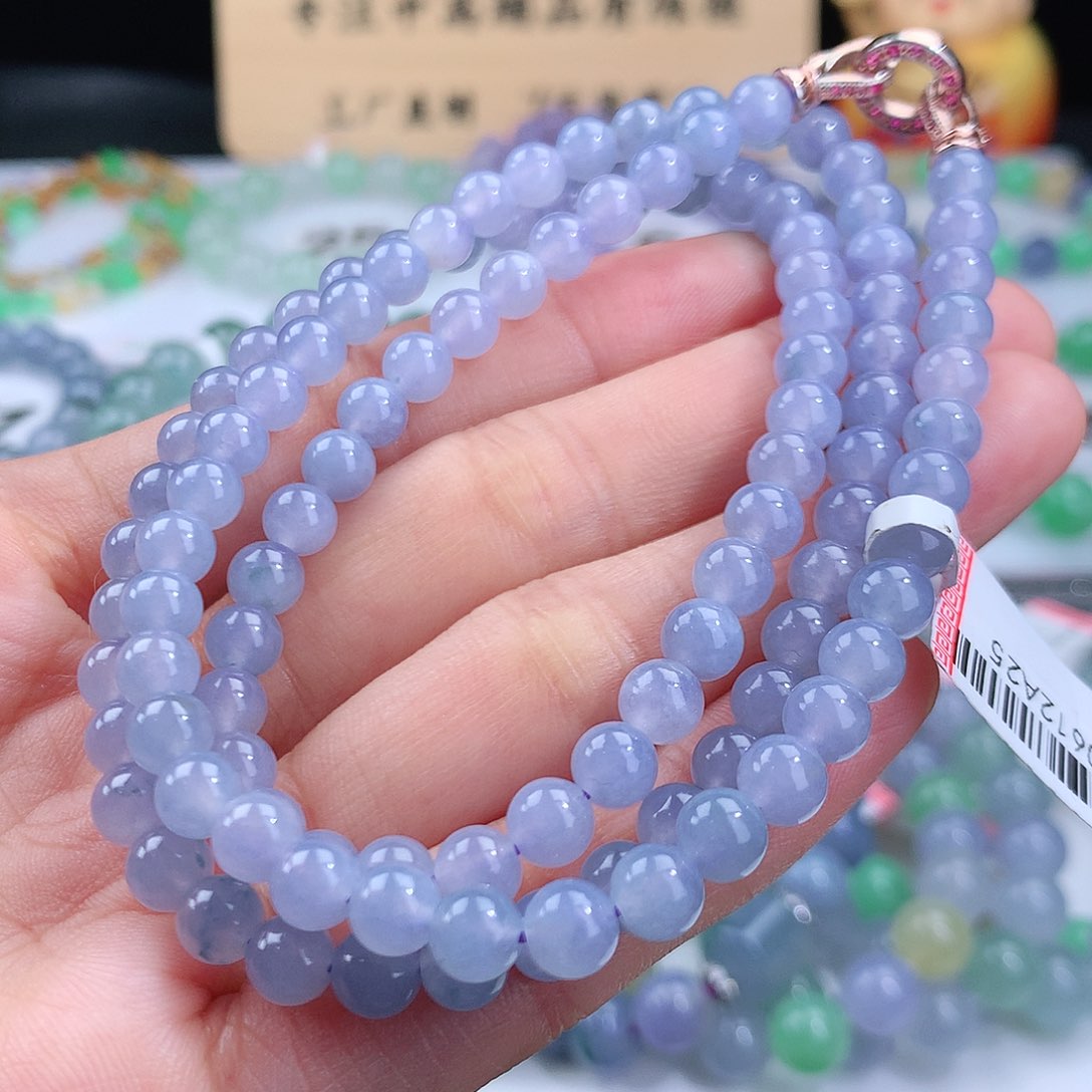 翡翠手链未镶嵌卡5.7