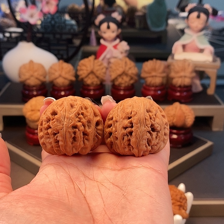 当***初文玩核桃把件41元宝