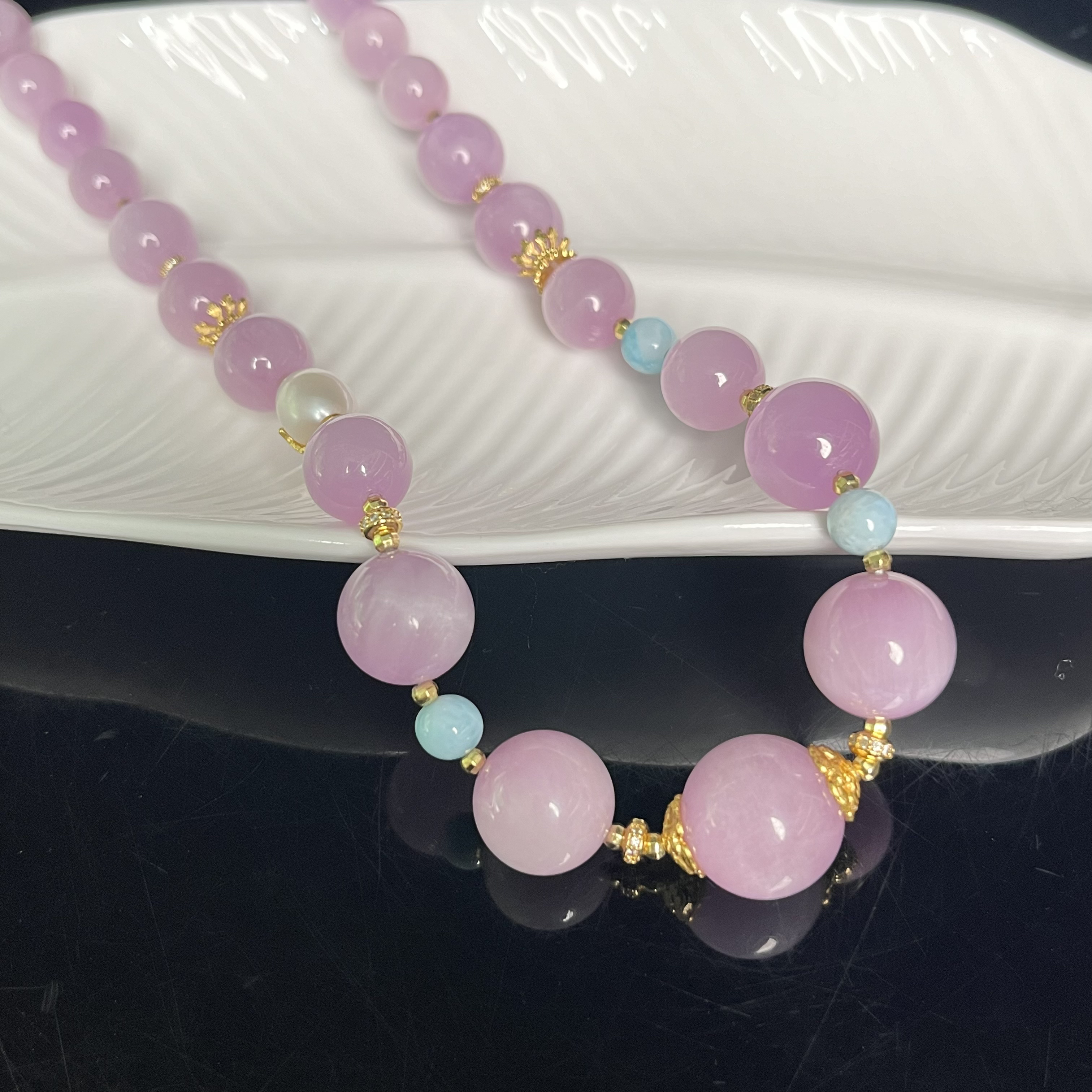 特特紫锂辉项链V1003多样性发其一