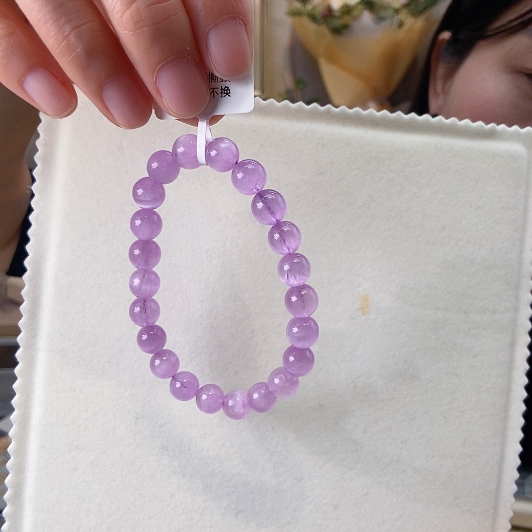 锂辉石手串未镶嵌