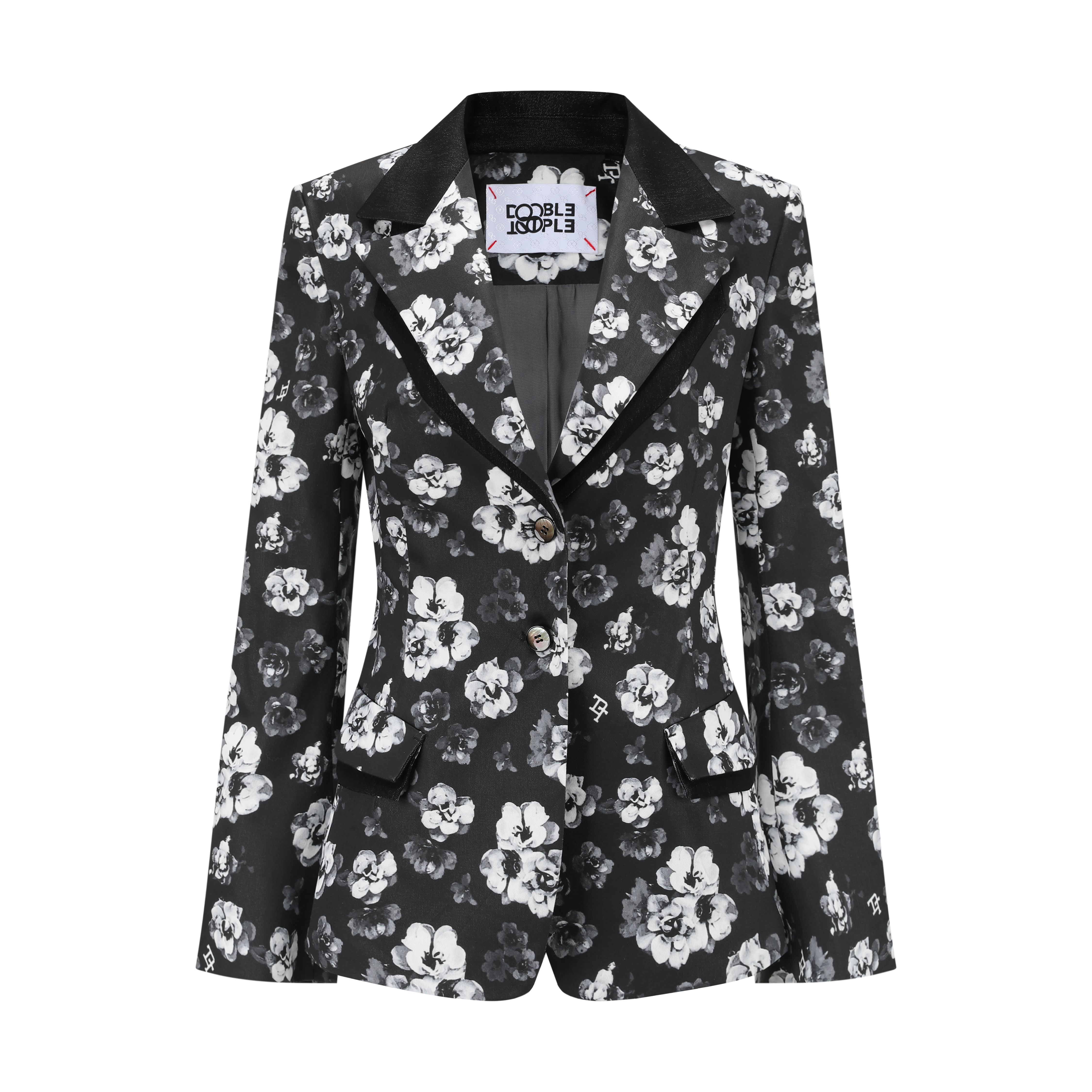 【顾文婷推荐】YOUWEI有尾25 满印撞色领长袖西服 DT1925101