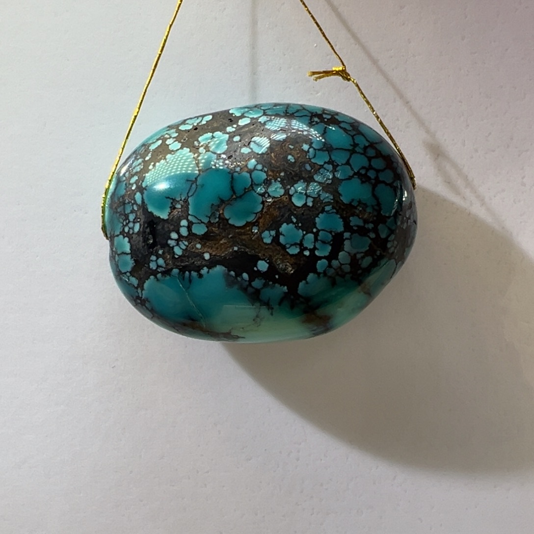 绿松石未镶嵌挂件