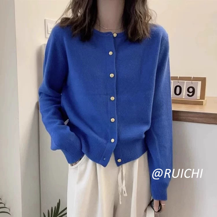 早秋文艺范儿~时尚百搭针织开衫2025女款