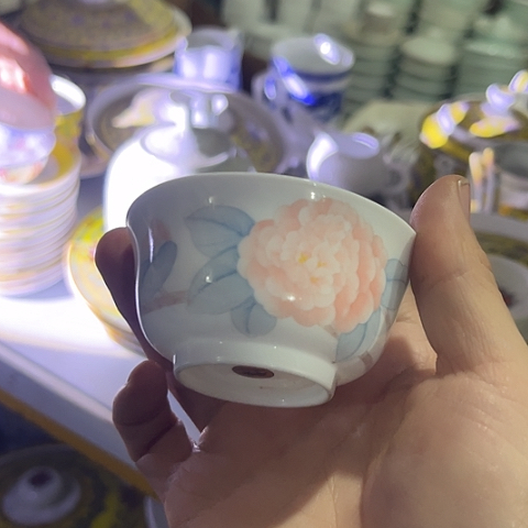 其他瓷手绘杯一个陶瓷