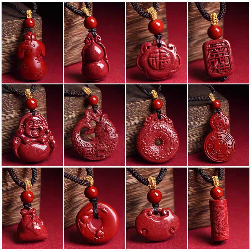 含辰砂工艺品含辰砂工艺品定制手链吊坠直播一对一专拍