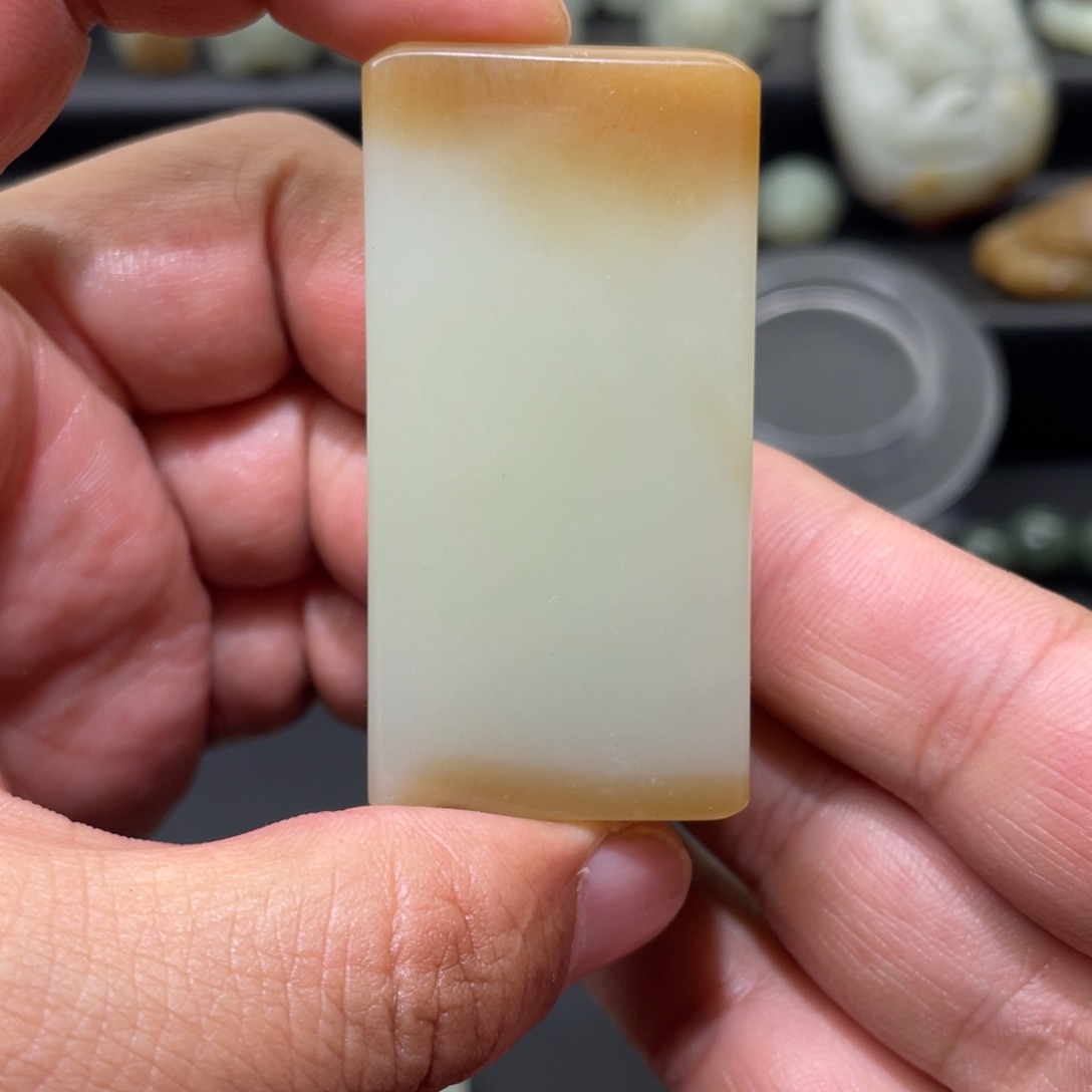 和田玉挂件未镶嵌雪*