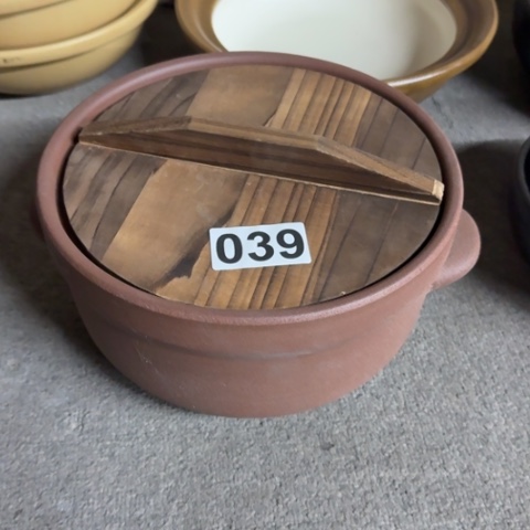 泥塑磁州窑干烧包一个