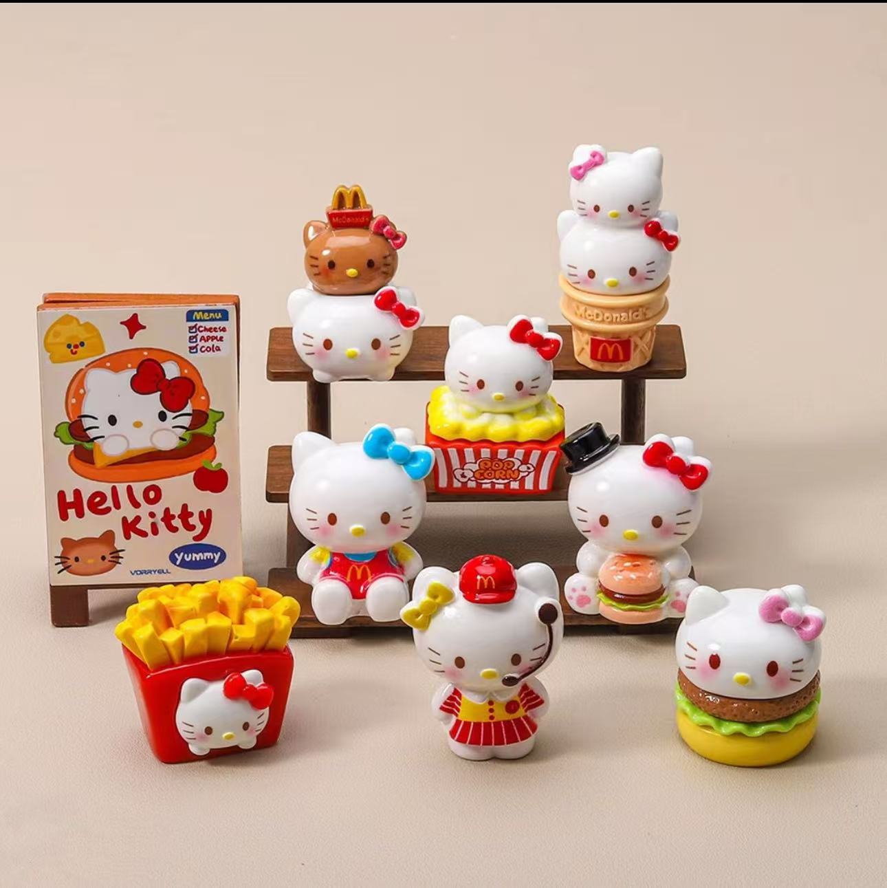 超可爱食玩kitty diy饰品摆件