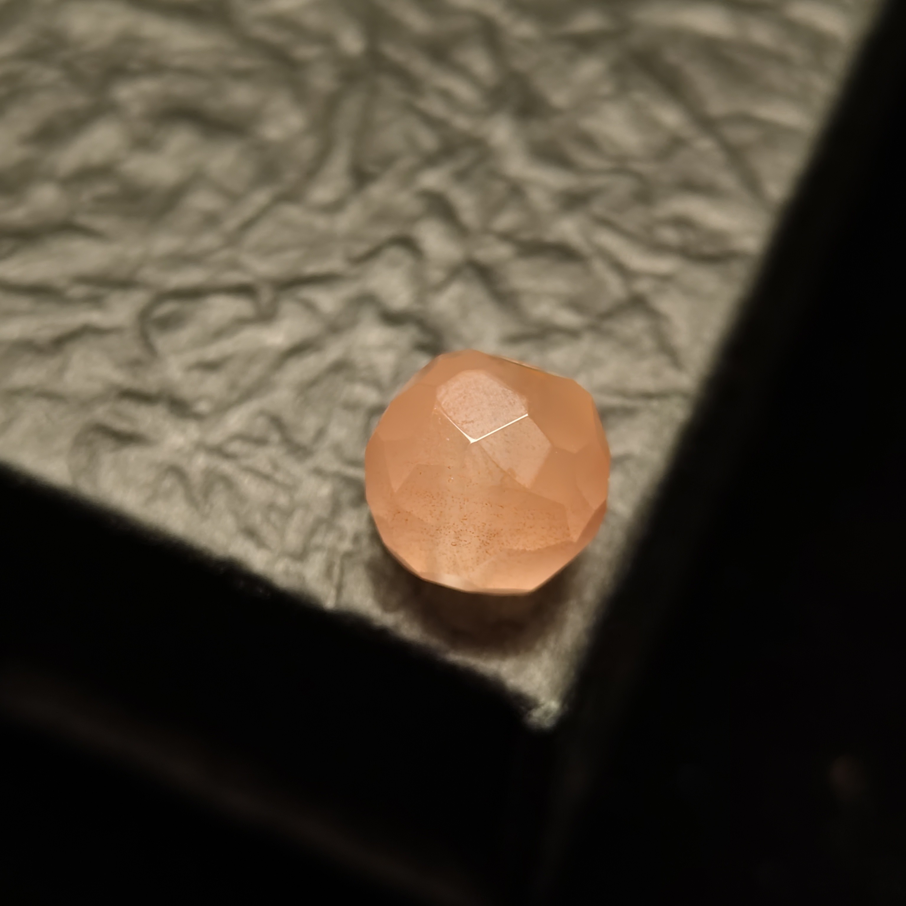 樱花色南红无相珠 11.4×10.3 全品无暇