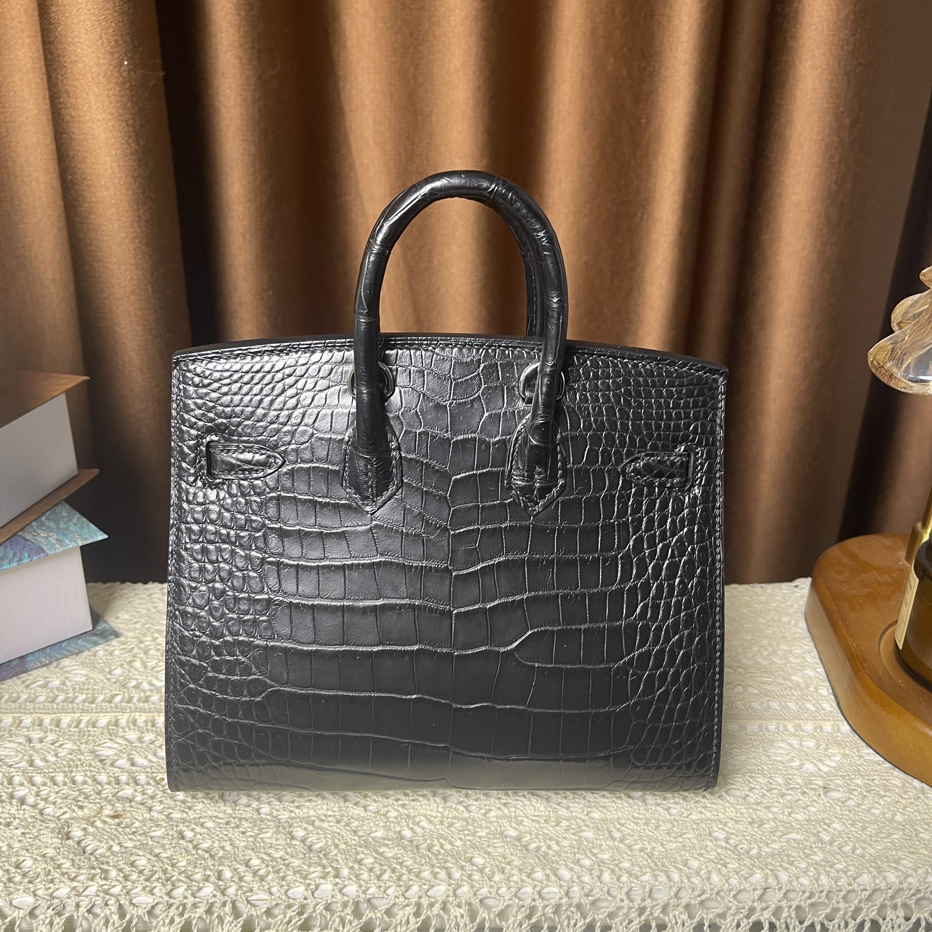 【老谭严选】BK20雾面湾鳄外缝女包-稀有皮系列