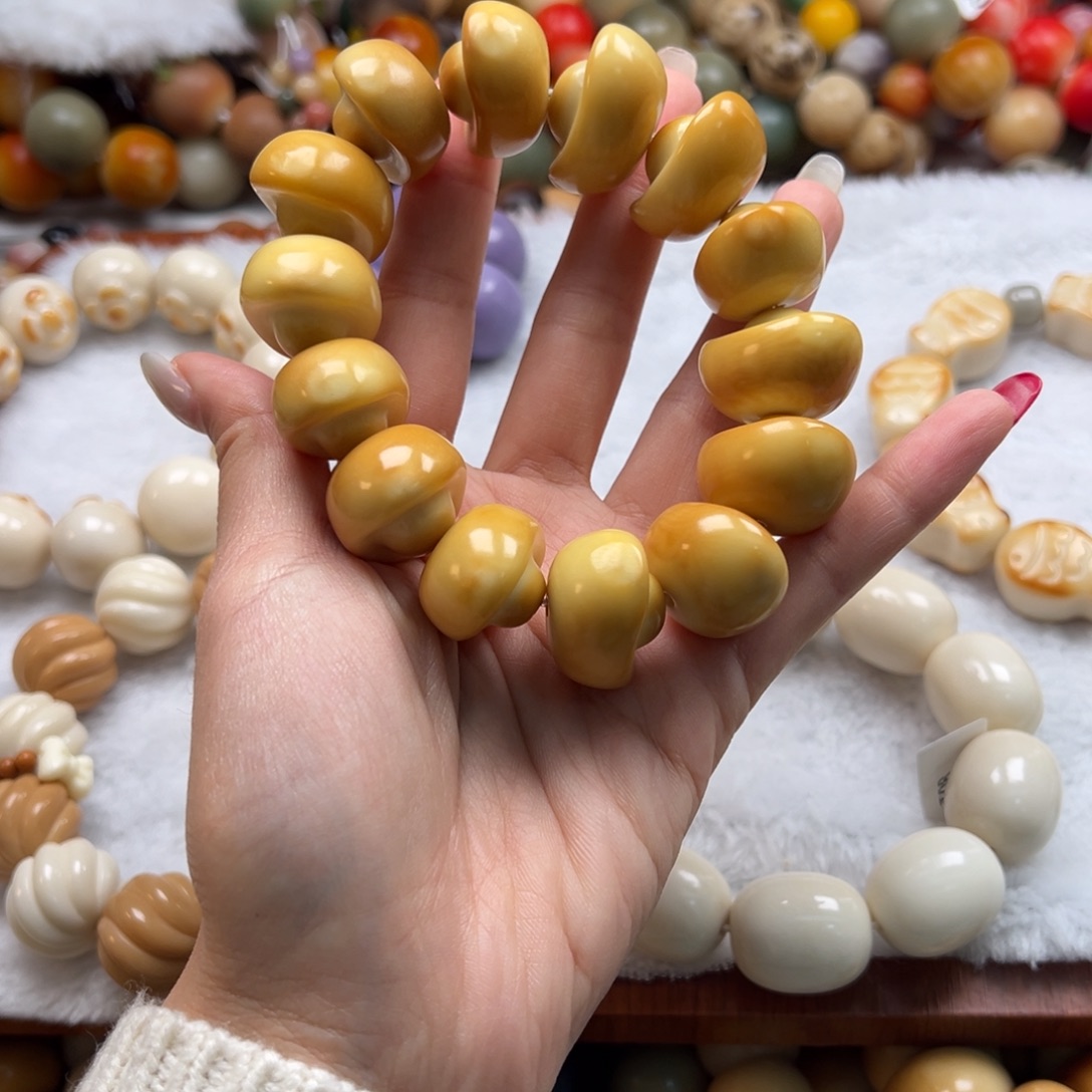 菩提根/象牙果吊坠T03象牙果元宝单圈通货一串