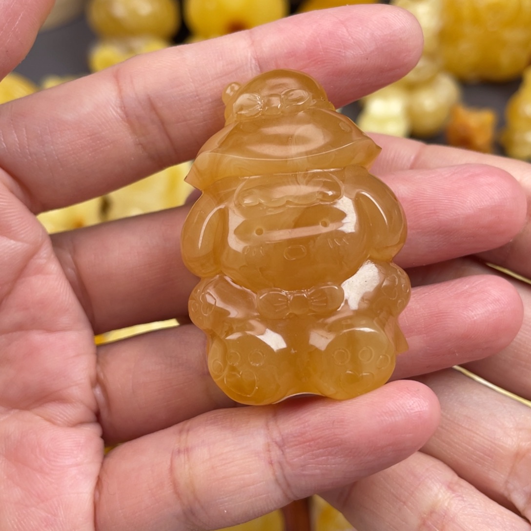未镶嵌琥珀裸石蜜蜡