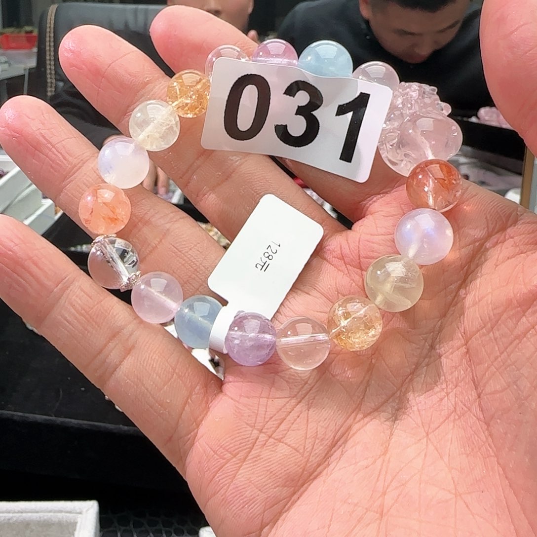 水晶手链未镶嵌031多宝