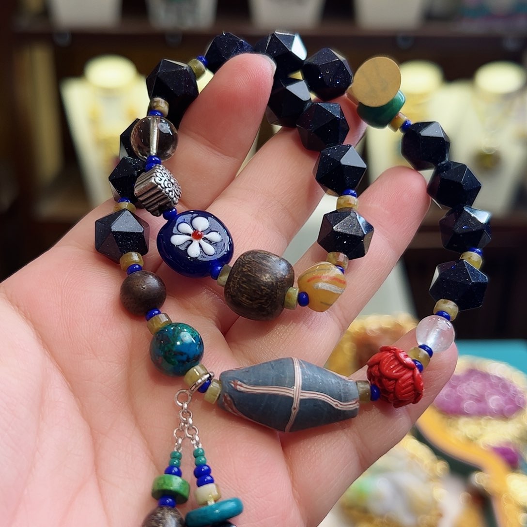 玛瑙/玉髓手链未镶嵌古风