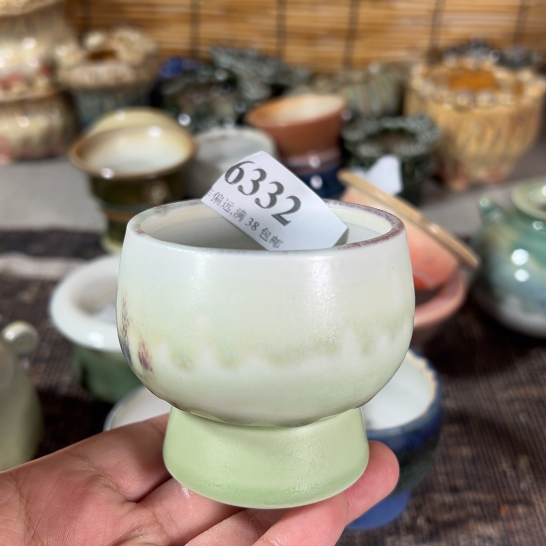 红陶景德镇手工花盆