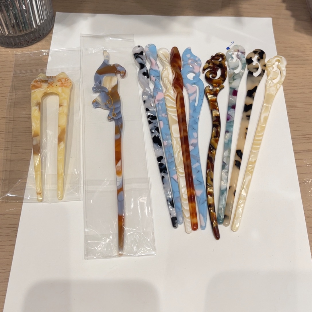 醋酸非金属发簪自选