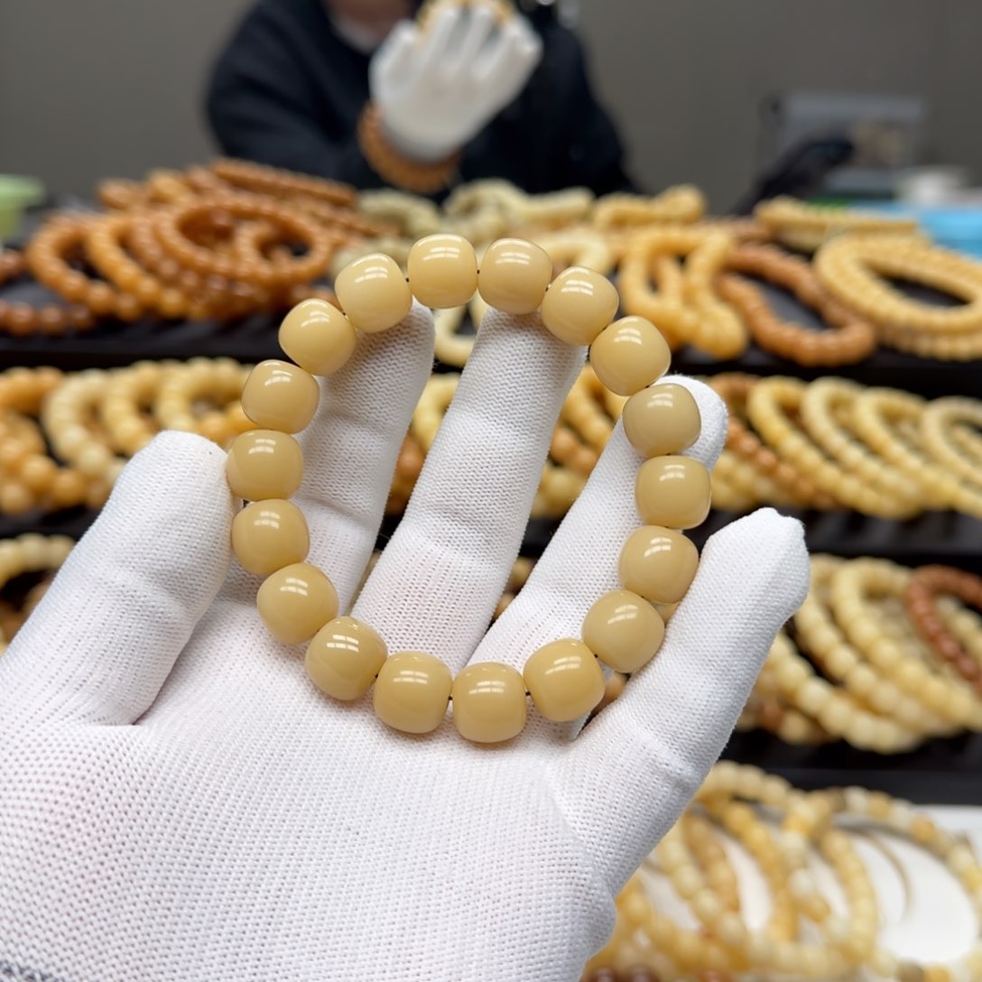 【闪购商品】菩提根/象牙果手串12×13 8-10年 微瑕