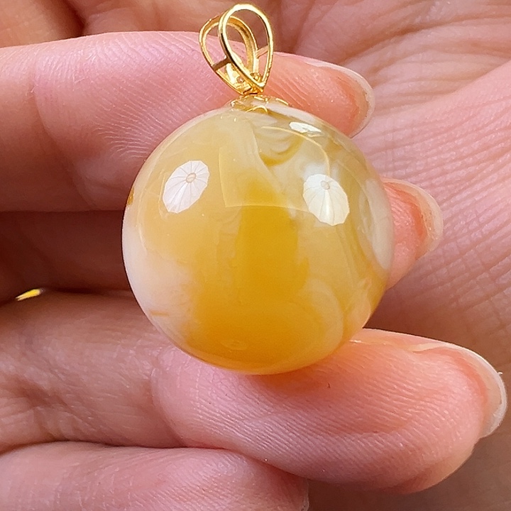 蜜蜡颈饰未镶嵌蜜蜡